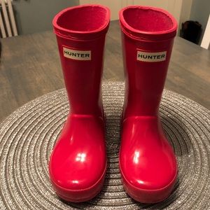 Pink Hunter Rain Boots